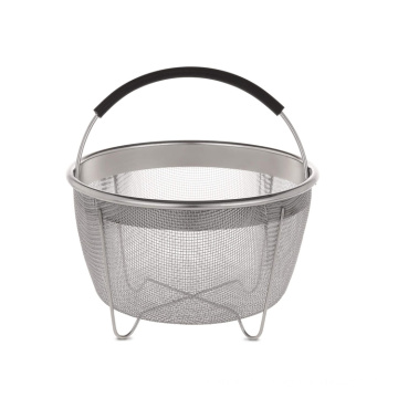 Premium Stainless Steel Food Steamer Basket for Pot Accessories 6qt or 8qt